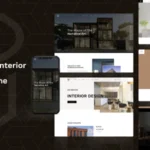 Hellix WordPress Theme modern architecture and interior design portfolio layout
