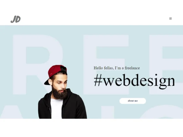 JD – Personal Portfolio Bootstrap Template