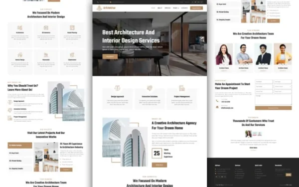 Arkitektur – Architecture HTML Template