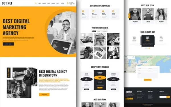 DOT.NET – Digital Agency Website Template