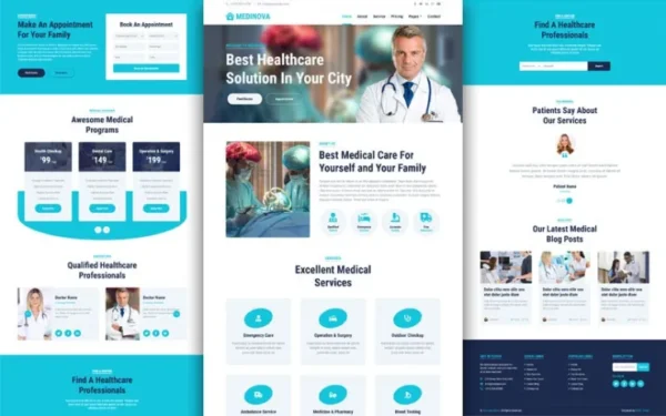 MEDINOVA – Hospital Website Template