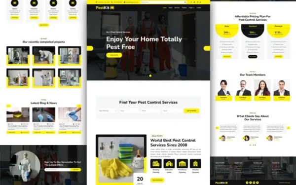 PestKit – Pest Control Website Template